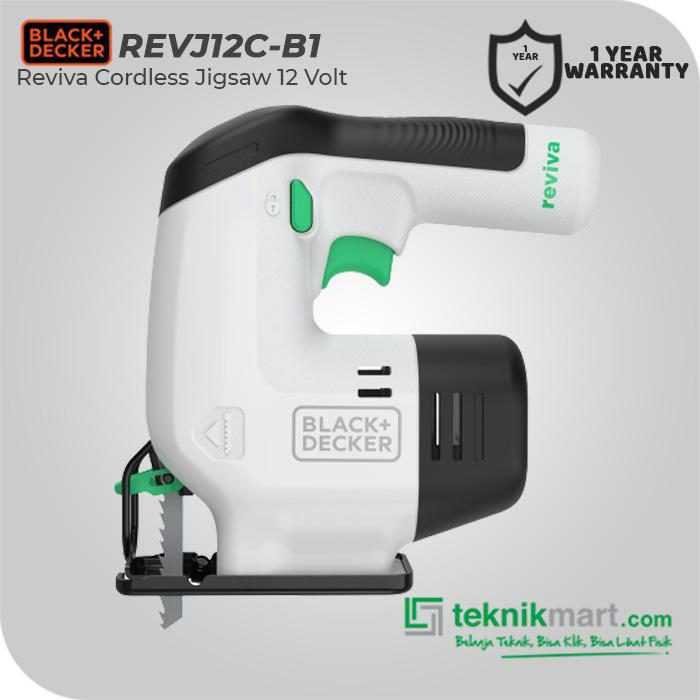 BLACK AND DECKER REVJ12C REVIVA CORDLESS JIGSAW 12V