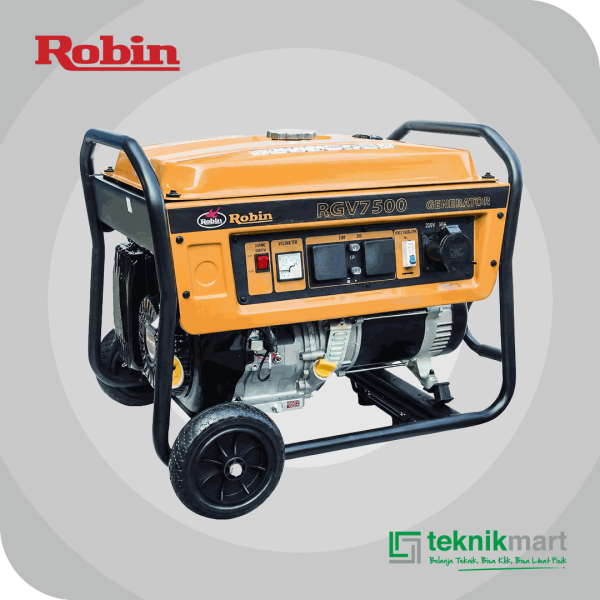 ROBIN RGV 7500 E ELECTRIC STARTER GASOLINE GENERATOR 7KVA