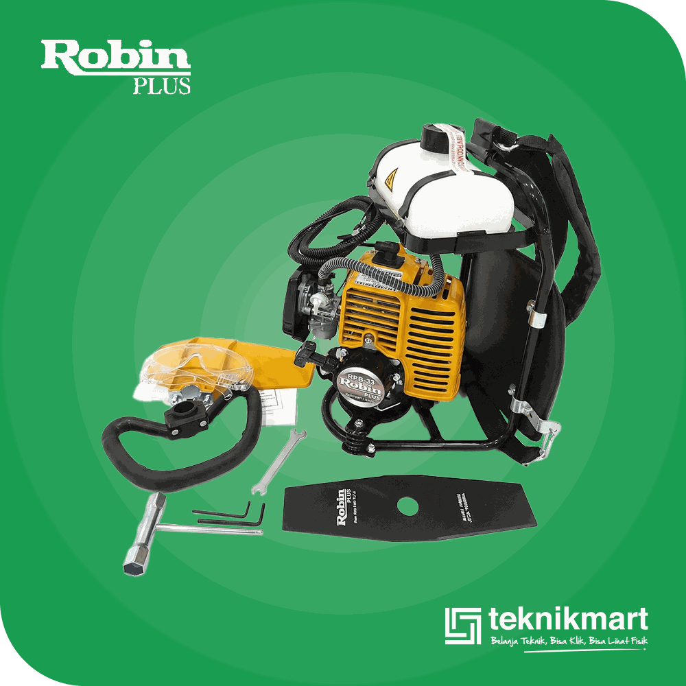 ROBINPLUS ZH RPB33 GASOLINE BRUSHCUTTER 2TAK 32.8CC