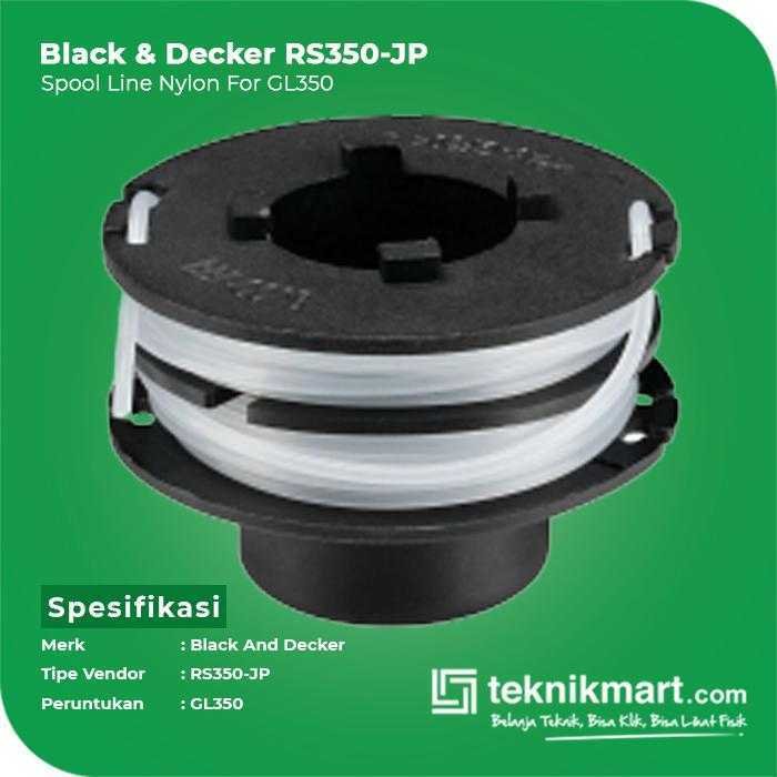 BLACK AND DECKER RS350 SPOOL LINE NYLON FOR GL350 - Image 3