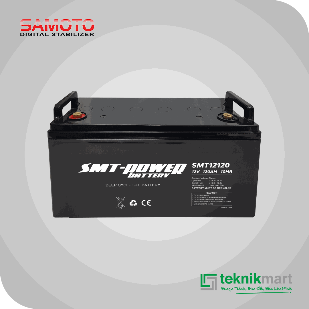 SAMOTO DRY GEL BATTERY 12V 120AH