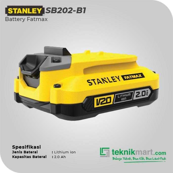 STANLEY SB202 BATTERY FATMAX 20VOLT 2.0AH - Image 2