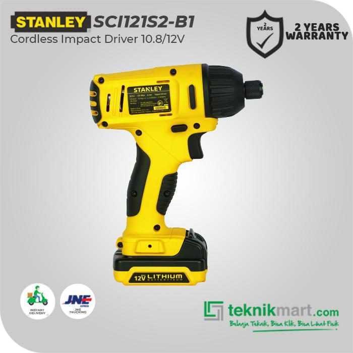 STANLEY SCI121S2 CORDLESS IMPACT DRIVER 10.8V LI-ION (2X1.5AH BATTERY+CUP CHARGER+SOFTBAG) - Image 3