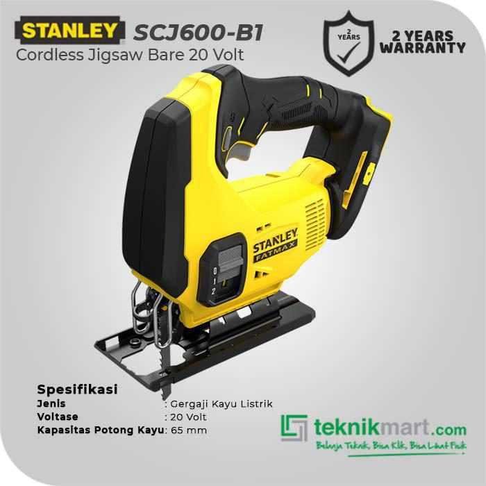 STANLEY SCJ600 CORDLESS JIGSAW BARE 20VOLT (UNIT ONLY) - Image 2