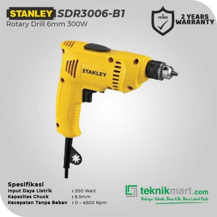 STANLEY SDR3006 SLIM ROTARY DRILL 6MM 300WATT - Image 2