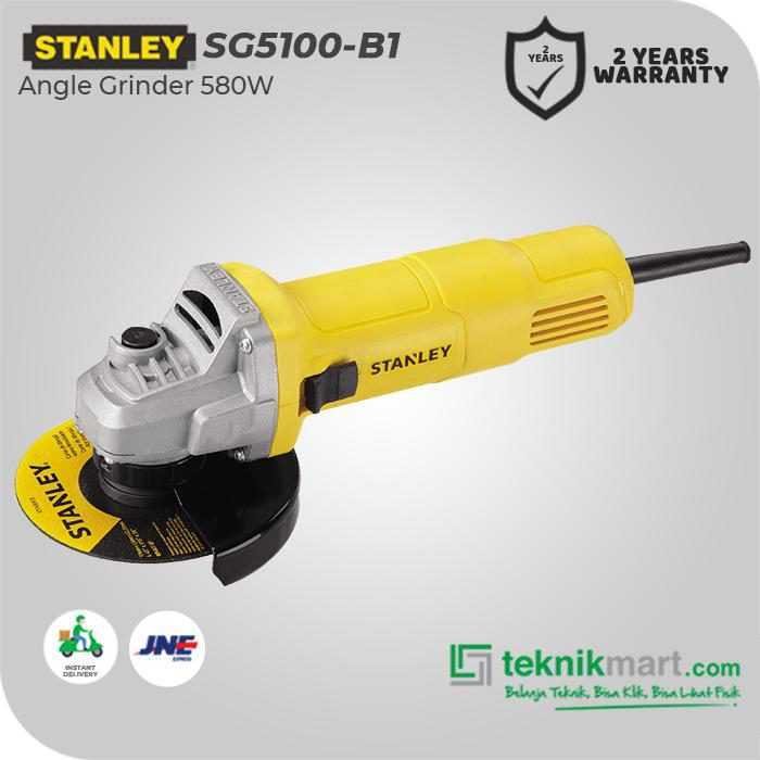 STANLEY SG5100 SMALL ANGLE GRINDER 580WATT 100MM 12000 RPM - Image 3