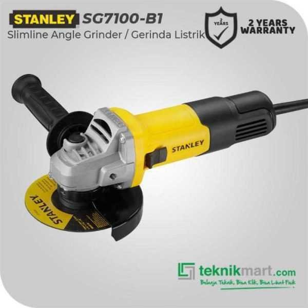 STANLEY SG7100 SMALL ANGLE GRINDER 750WATT 100MM 12000RPM