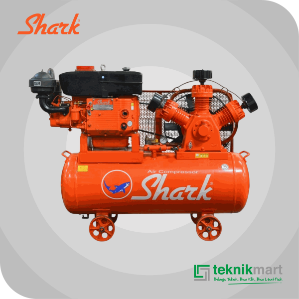 SHARK COMPRESSOR 10 HPU (TA 100 SK) DENGAN SHARK DIESEL ZS 1115