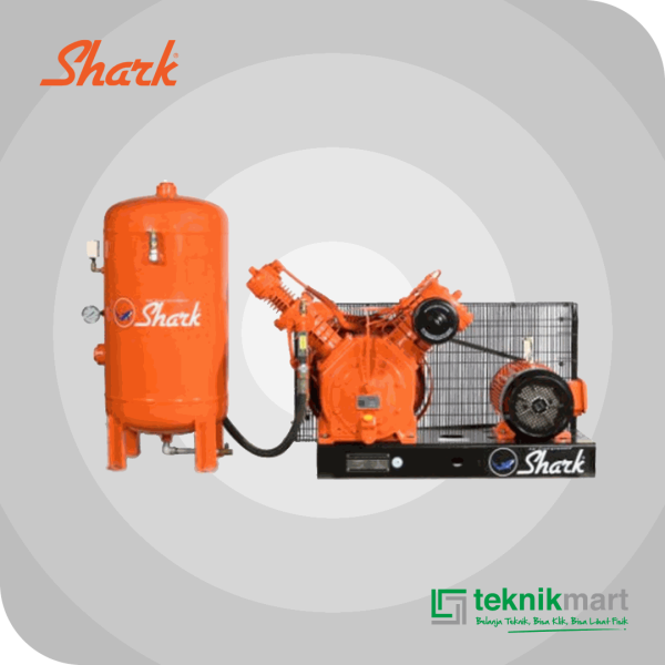 SHARK SBM 10 HIGH PRESSURE COMPRESSOR 10HP DENGAN AFTER COOLER