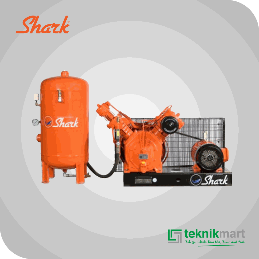 SHARK SBM 10 HIGH PRESSURE COMPRESSOR 10HP DENGAN AFTER COOLER