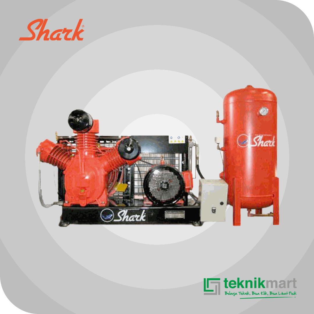 SHARK SBM 20 HIGH PRESSURE COMPRESSOR 20HP DENGAN AFTER COOLER