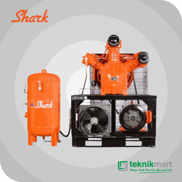 SHARK SBM 25 HIGH PRESSURE COMPRESSOR 25HP DENGAN AFTER COOLER