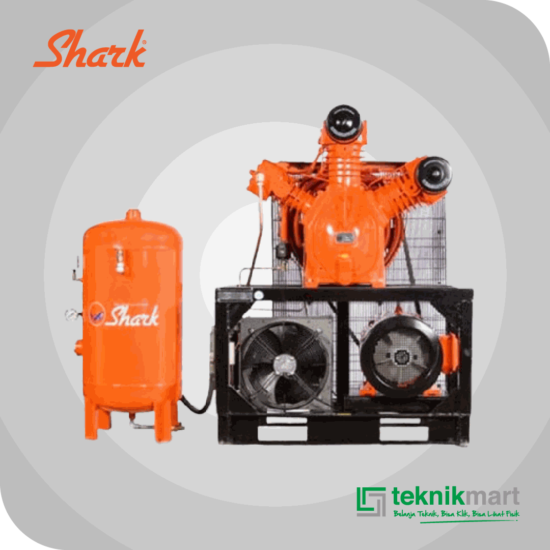 SHARK SBM 25 HIGH PRESSURE COMPRESSOR 25HP DENGAN AFTER COOLER
