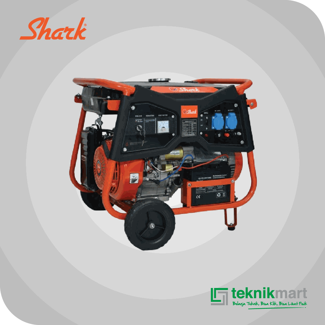 SHARK SG 7500 X GASOLINE GENERATOR 5000 WATT