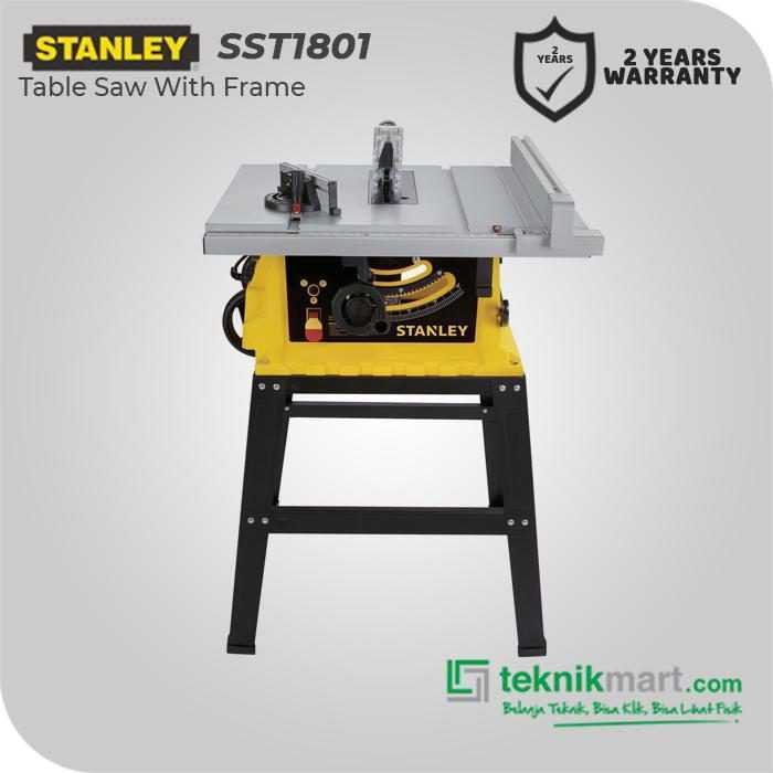 STANLEY SST1801 TABLE SAW WITH FRAME 1800WATT 254MM