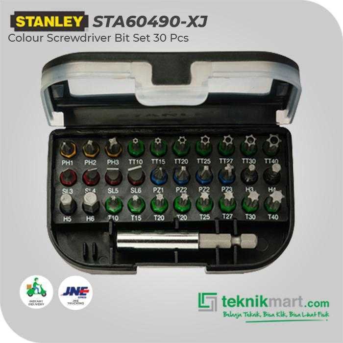 STANLEY STA60490-XJ SCREWDRIVER BIT SET 31PCS COLOUR RING - Image 3