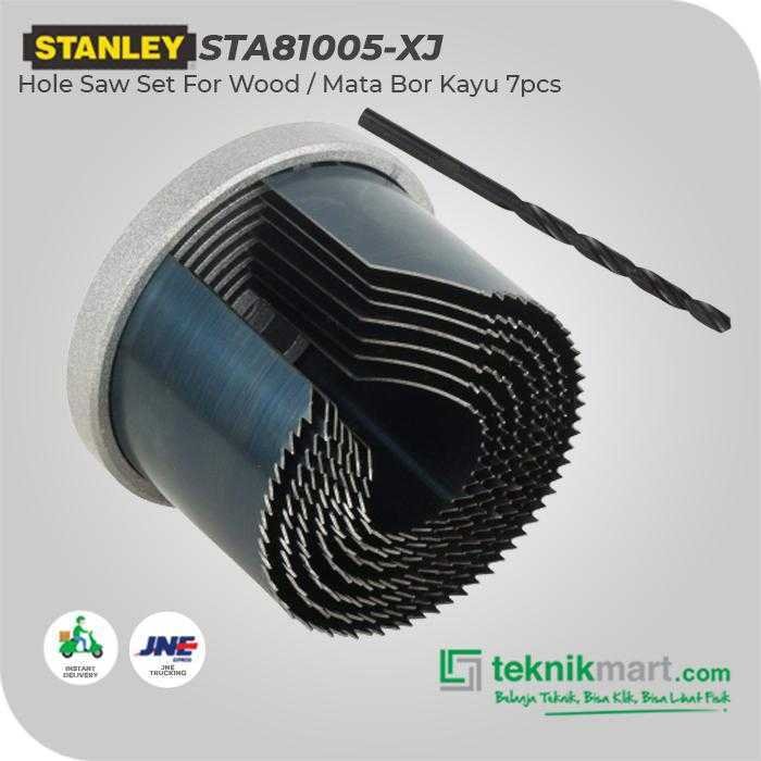 STANLEY STA81005-XJ BI-METAL HOLE SAW HCS FOR METAL SET (25/32/38/45/50/56/62 MM) - Image 3