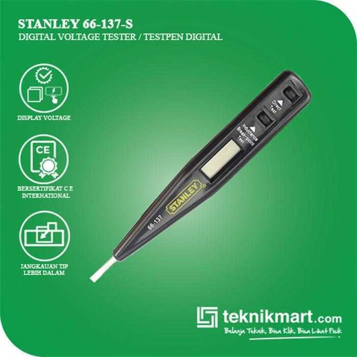 STANLEY 66-137-S DIGITAL VOLTAGE TESTER