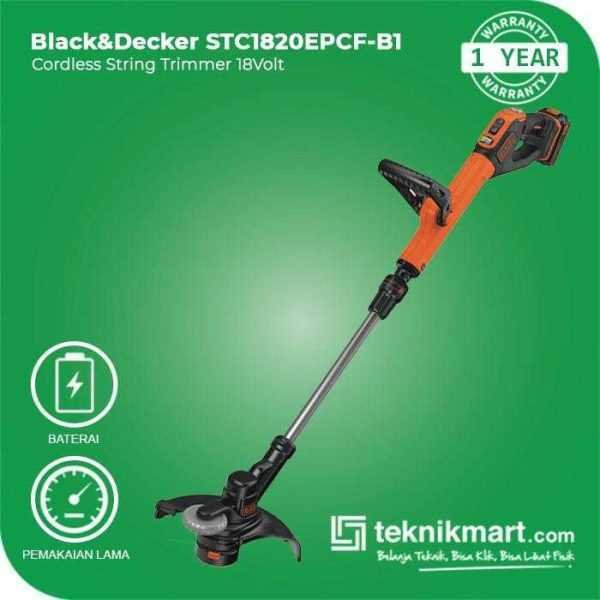 BLACK AND DECKER STC1820EPCF POWERCOMMAND STRING TRIMMER 18VOLT 2AH 28CM