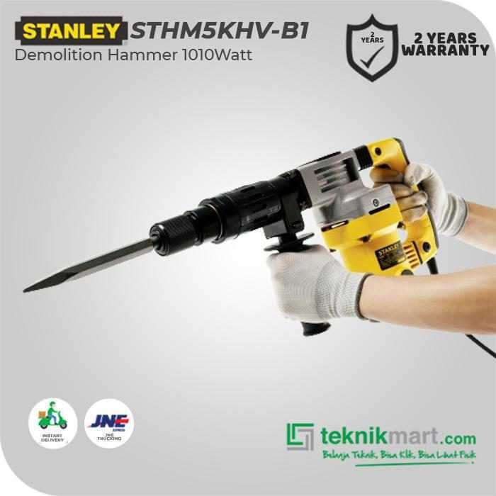 STANLEY STHM5KHV DEMOLITION HAMMER 1010WATT HEX 17MM WITH STANLEY BIT - Image 3
