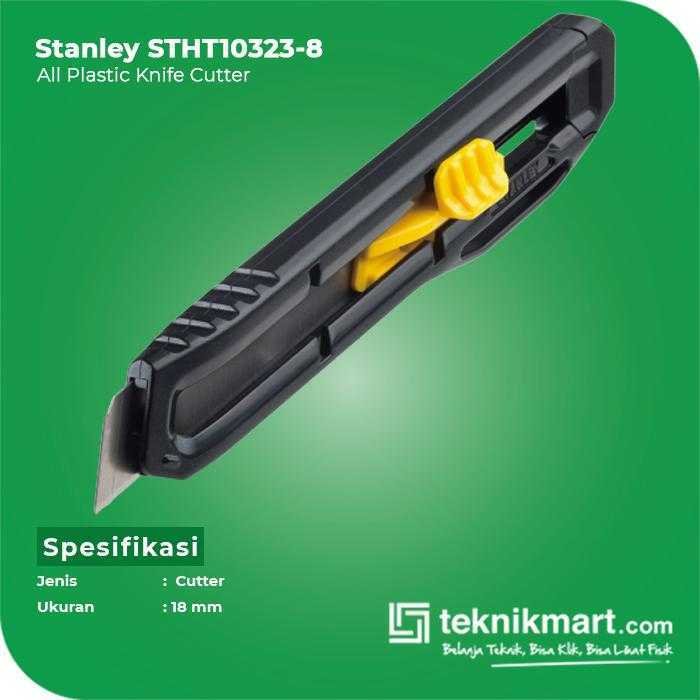 STANLEY STHT10323-8 ALL PLASTIC KNIFE / CUTTER 18MM - Image 2