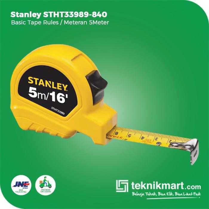 STANLEY STHT33989 BASIC TAPE RULES METRIC/IMPERIAL 5M/16"X19MM - Image 3
