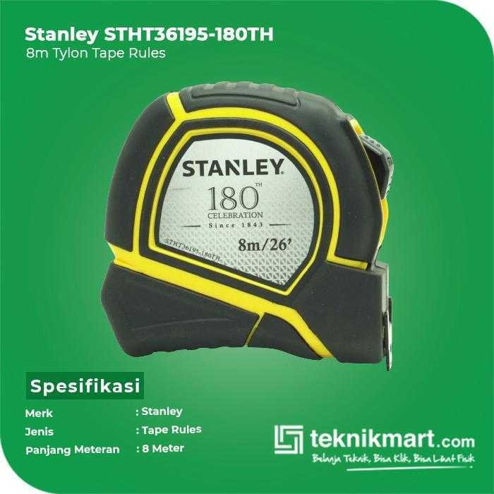 STANLEY STHT36195-180TH TYLON SHORT TAPE RULES 8M/26" X 25MM 180TH - Image 2
