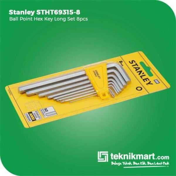 STANLEY STHT69315-8 BALL POINT HEX KEY SET 8PCS (LONG SPHERICAL)