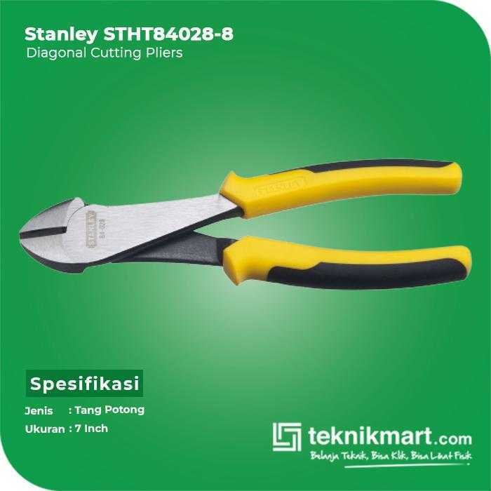 STANLEY STHT84028-8 DYNAGRIP DIAGONAL CUTTING PLIERS 7" - Image 2