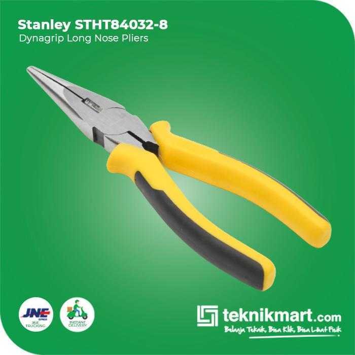 STANLEY STHT84032-8 DYNAGRIP LONG NOSE PLIERS 8" - Image 2