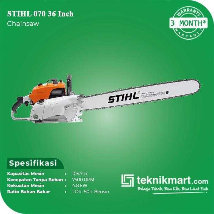 STIHL 070 36" POTONG KAYU+RANTAI+BAR - Image 2