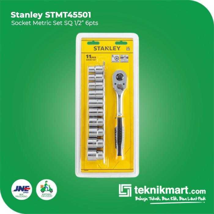 STANLEY STMT45501 SOCKET SET SQ1/2" 6PTS 11 PCS METRIC - Image 3