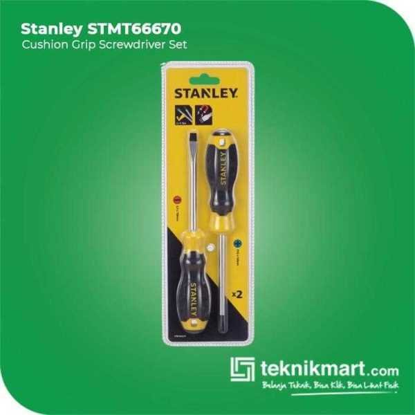 STANLEY STMT66670 CUSHION GRIP SCREWDRIVER SET 2 PCS (PLUS&MINUS)