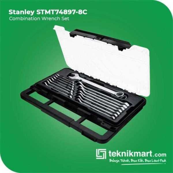 STANLEY STMT74897-8C COMBINATION WRENCH SET 16 PCS 6-24MM WITH TOOL CASE (SLIMLINE)
