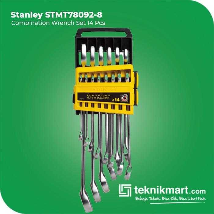 STANLEY STMT78092-8 COMBINATION WRENCH HOLDER SET 14 PCS 8-24 MM