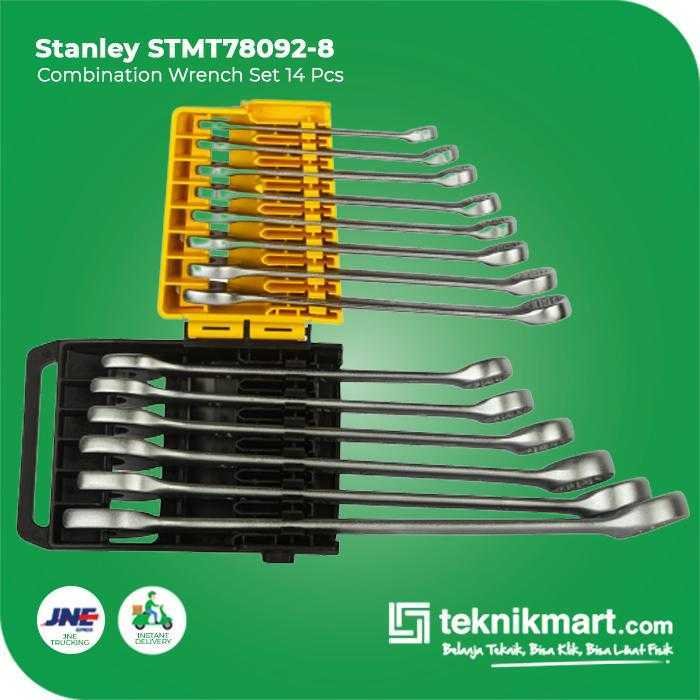STANLEY STMT78092-8 COMBINATION WRENCH HOLDER SET 14 PCS 8-24 MM - Image 3