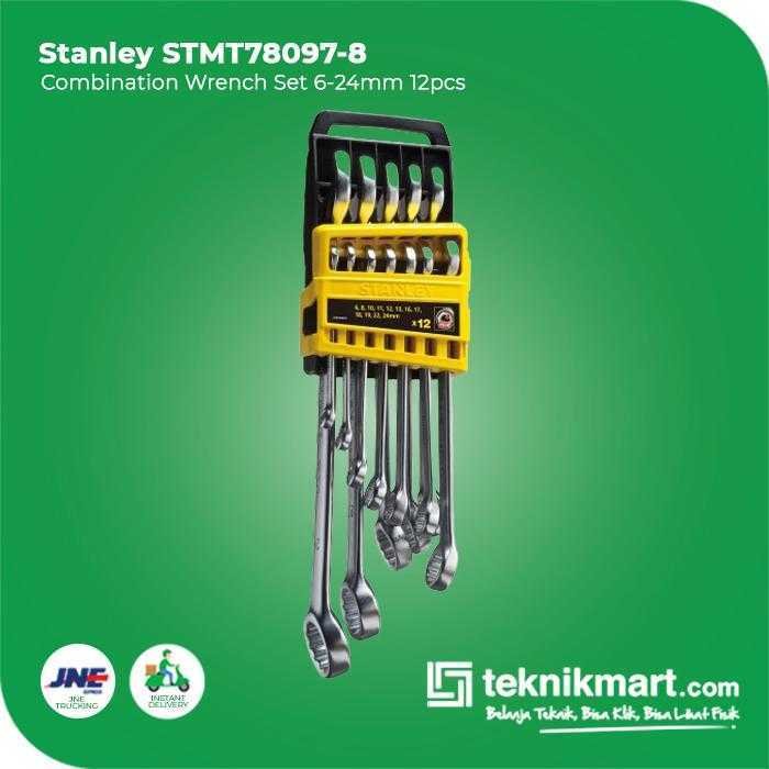 STANLEY STMT78097-8 COMBINATION WRENCH SET 12 PCS 6-24MM HOLDER - Image 2