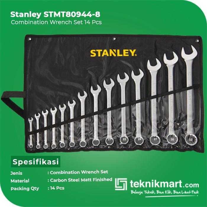STANLEY STMT80944-8 COMBINATION WRENCH SET 14 PCS 8-32 MM - Image 2