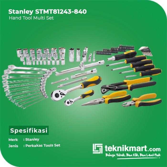STANLEY STMT81243-840 HAND TOOL MULTI SET 110 PCS - Image 2