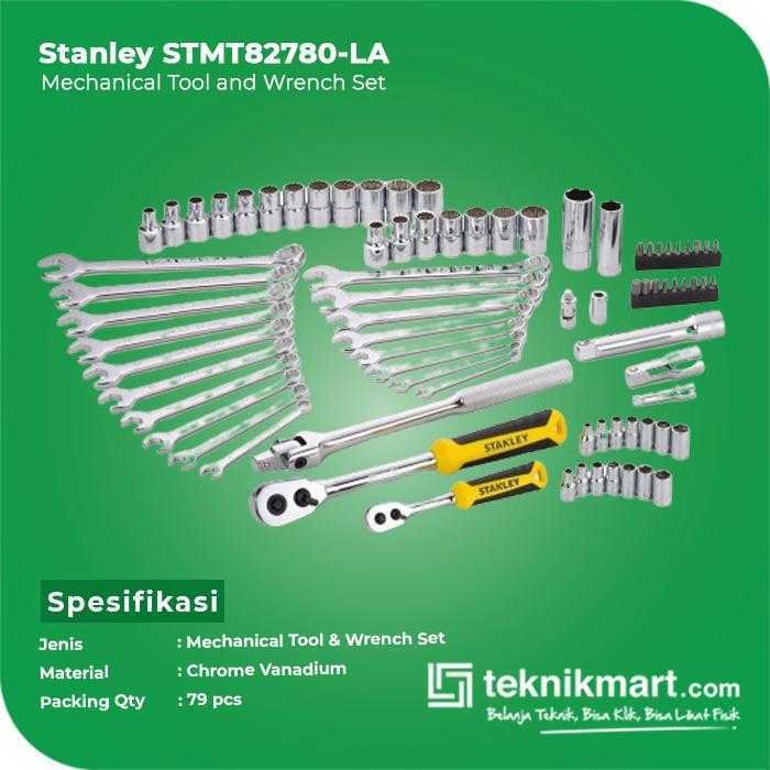 STANLEY STMT82780 MECHANICAL TOOL SET 79 PCS (SOCKET SET, WRENCH) - Image 3