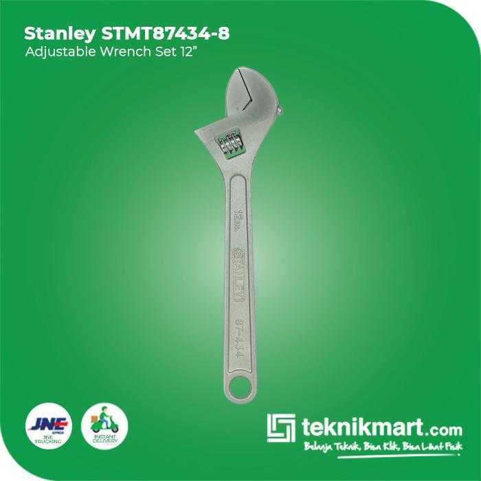 STANLEY STMT87434-8 ADJUSTABLE WRENCH 12" - Image 3