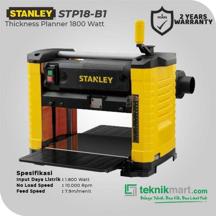 STANLEY STP18 THICKNESS PLANNER 1800W - Image 2