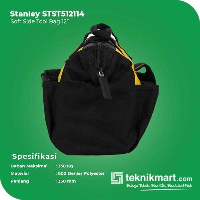 STANLEY STST512114 SOFT SIDE TOOL BAG 12" - Image 2