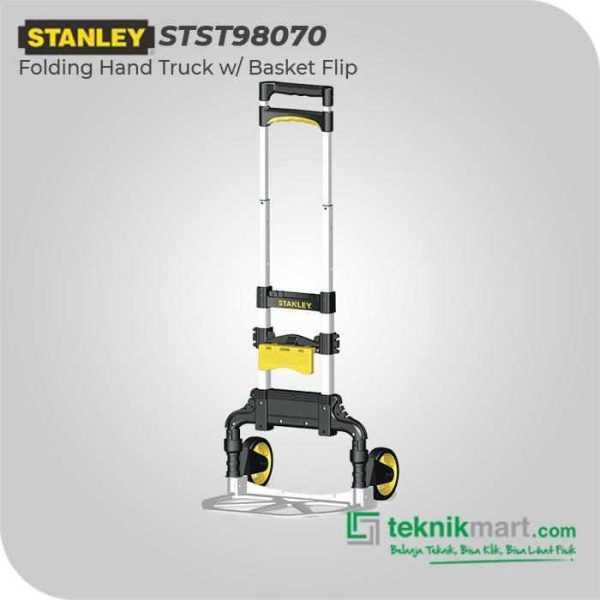 STANLEY STST98070 FOLDING HAND TRUCK WITH BASKET FLIP