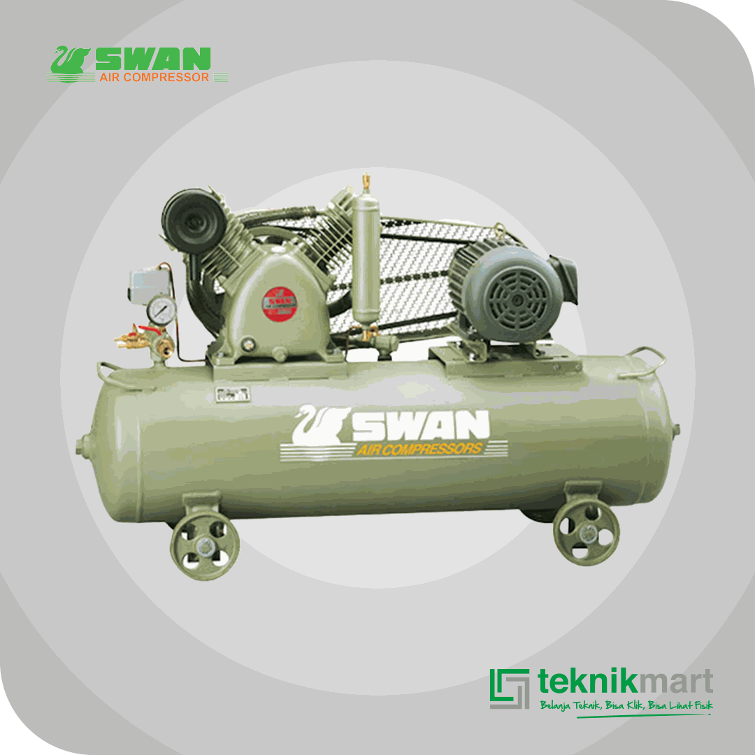 SWAN HVPM 203 COMPRESSOR 3 HPP HIGH PRESSURE DENGAN MOTOR