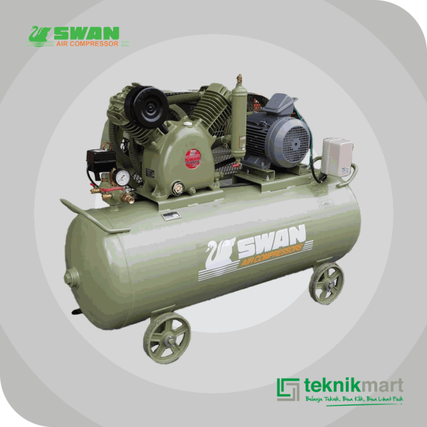 SWAN HVPM 205 COMPRESSOR 5 HPP HIGH PRESSURE DENGAN MOTOR