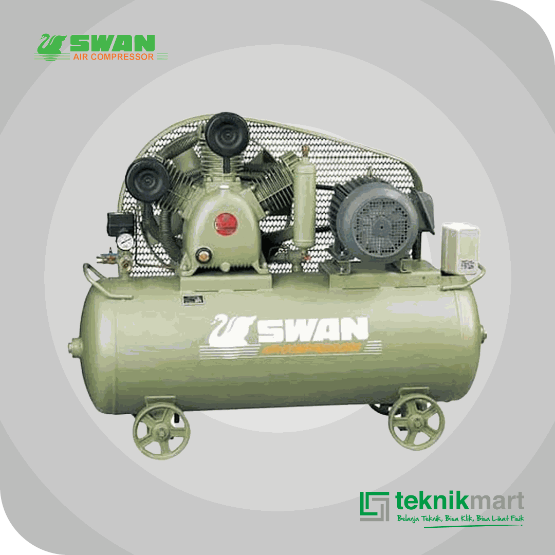 SWAN HWPM 307 COMPRESSOR 7.5 HPP HIGH PRESSURE DENGAN MOTOR