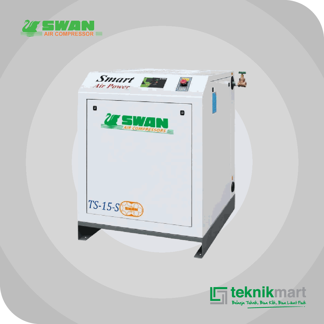 SWAN TS 15 SS SCREW COMPRESSOR 20HP 13BAR