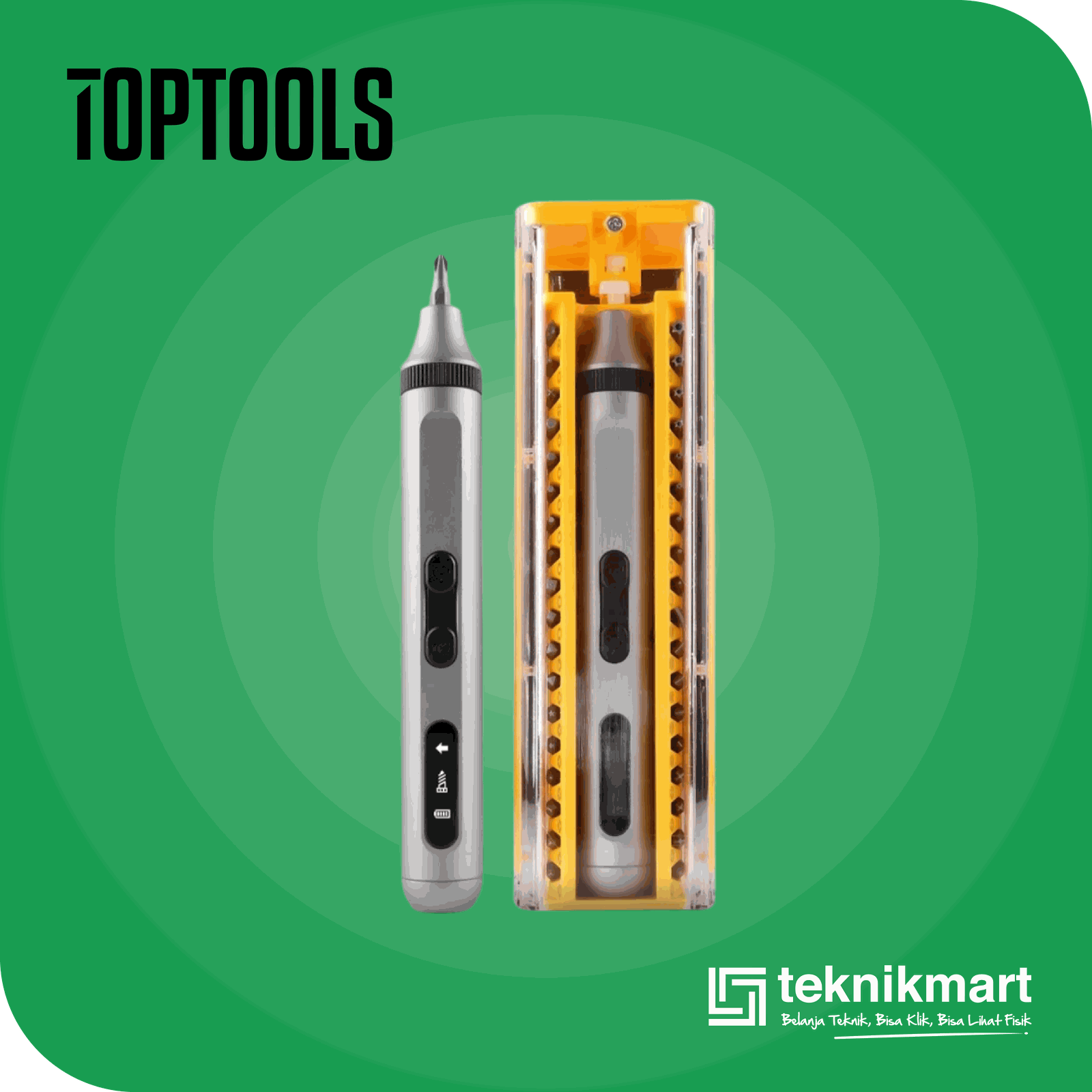 TOP TOOLS E-FIX STYLE 42 IN 1 CORDLESS SCREWDRIVER SET