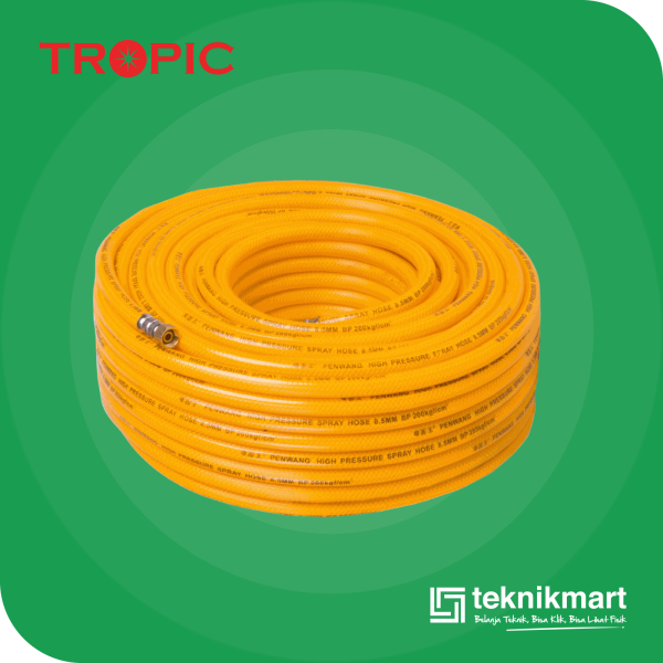 TROPIC 8.5MM PVC HIGH PRESSURE SPRAY HOSE 200 KGF/CM2 @10 MTR